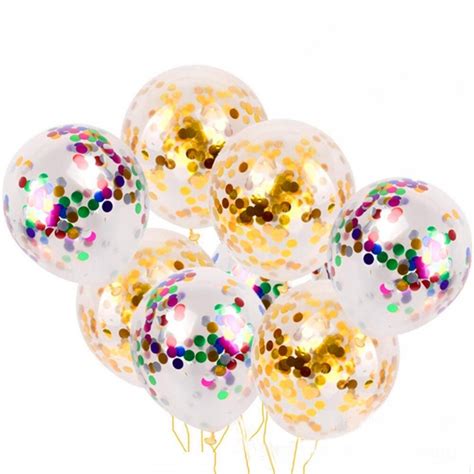 Buy Glitter Balloons Sequins Balloons Gold Helium