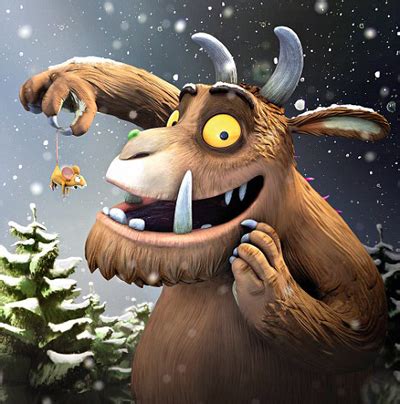 The animation is well done, and he lines are word for word from the book. everything and et cetera: Hello. Buffalo. Gruffalo. Gruffalo?!