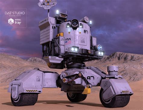 Robot Mars Daz 3d