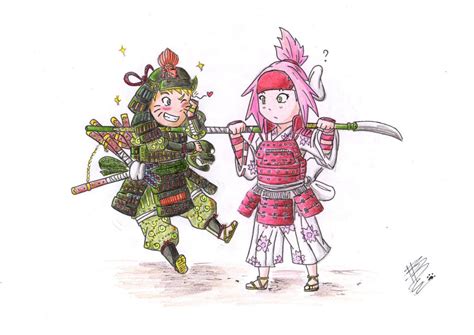 Samurai Flirt Whirling And Enduring Chibi By Bollybauf Chan On