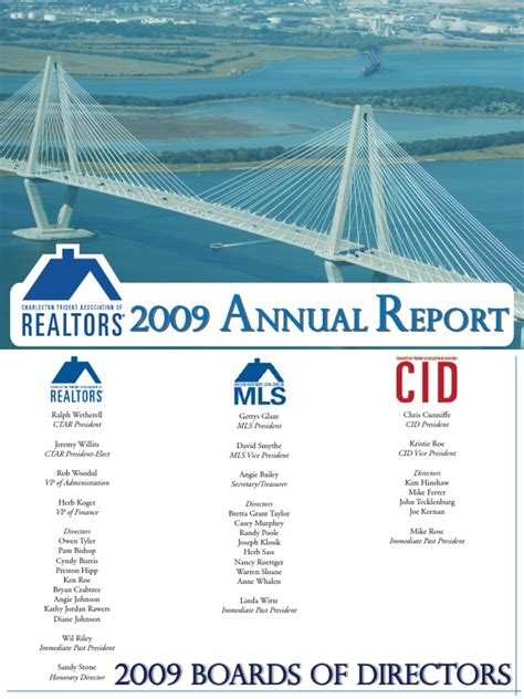 Charleston Trident Association Of Realtors Annual Report 2009