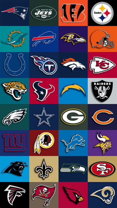 Free Download Iphone Wallpaper Sports Nfl Team Logos X For Your Desktop Mobile