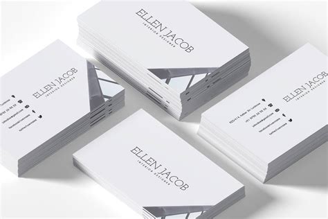 Free Interior Design Business Card Template Creativetacos Pertaining