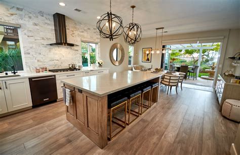 Transitional Coastal Kitchen And Dining Room Remodel In Carlsbad