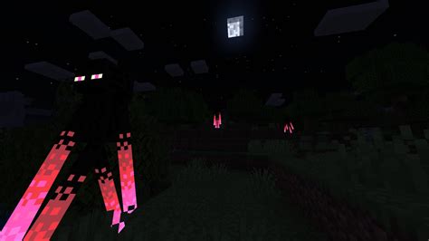 Glowing Enderman Minecraft Texture Pack