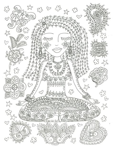 yoga coloring pages ten coloring pages part      amazing  tool