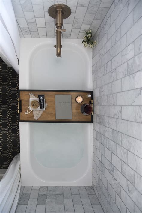 Our bathtubs come in a wide range of sizes, shapes, configurations and depths ensuring that you can find the right tub for your needs. Easy DIY Bath Caddy Tray - Room For Tuesday