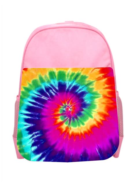 Accessory Avenue Retro Trippy Tie Dye Girls Kids Pre School Backpack