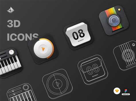 3d Icon Pack Simply Styled Icon Set 731 Icons Free By Dakirby309