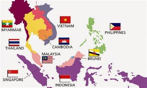 Peta Negara Anggota Asean Peta Kota Peta Asia Tenggara Asean Porn Sex