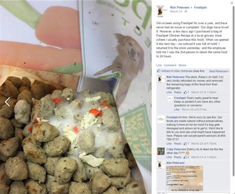 Unfortunately for pet food consumers, most pet each brand. Freshpet Pet Food having Mold Problems? - Truth about Pet Food