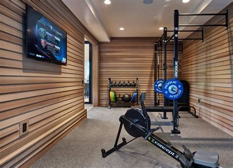 Garage Gym Design Ideas Cool Home Fitness Ideas