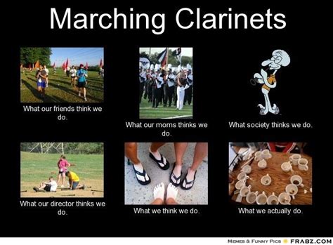 Clarineties Band Jokes Band Humor Marching Band Humor