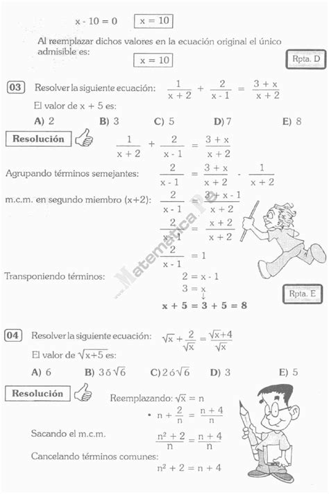 Ecuaciones De Primer Grado Ejercicios Resueltos Segundo De Secundaria Pdf