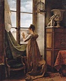 Caspar David Friedrich, Woman at a Window, 1822 Romanticism Paintings ...