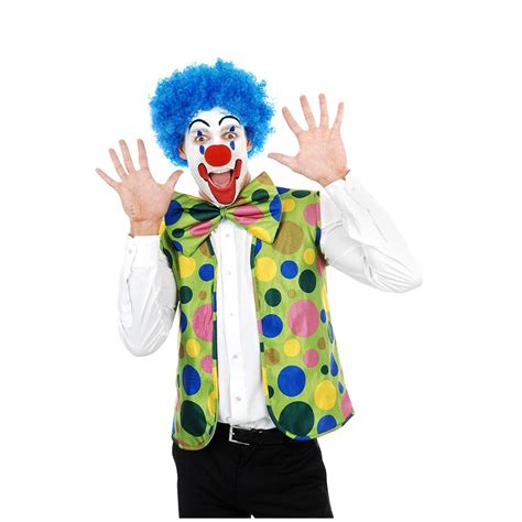 Dress Up Kit Clown Vest Bow Tie Nose