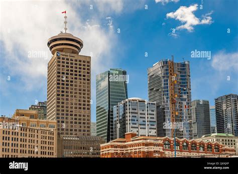 View Of Downtown Vancouver With Waterfront Station And Vancouver