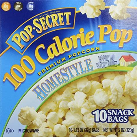 Pop Secret Snack Size 100 Calorie Homestyle Microwavable Popcorn 112
