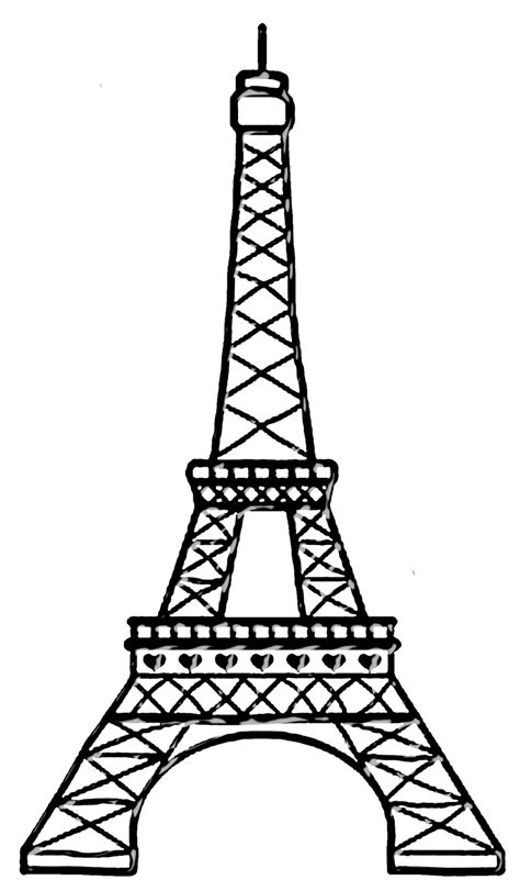 Desenhos Para Colorir E Imprimir Da Torre Eiffel Tour Eiffel Pdmrea