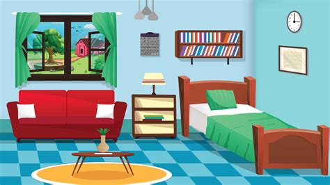 Animated Living Room Background