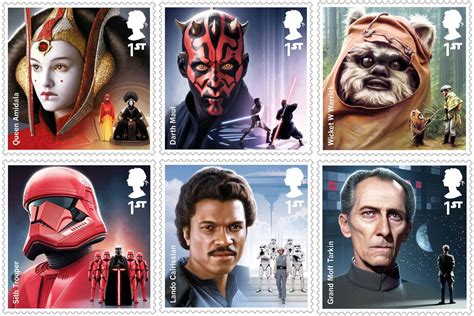 Royal Mail Unveils Final Set Of Stamps In Its Star Wars Themed