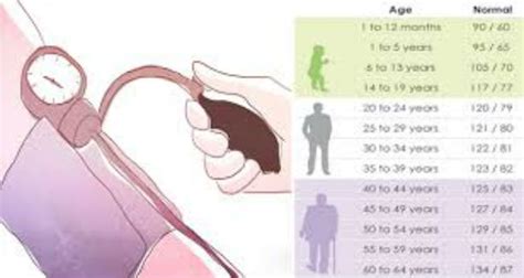 What Should Your Normal Blood Pressure Be According To Your Age Non