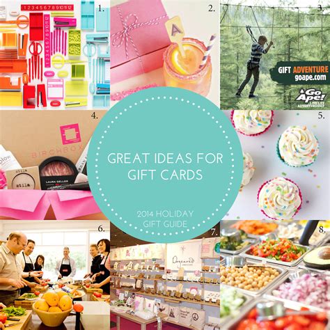 Being a newlywed, i would be so impressed that someone put such thought into our gift. 2014 Gift Guide: Great Gift Card Ideas | A Touch of Teal