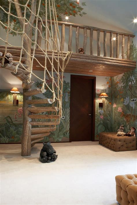 Decorate your jungle theme bedroom with tropical style furnishings, bamboo decor, accented with unique tribal themed artifacts, animal safari accents and or camouflage print accents on floors and. Шервуд | Архитектурное бюро Екатерины Федорченко | Modern ...