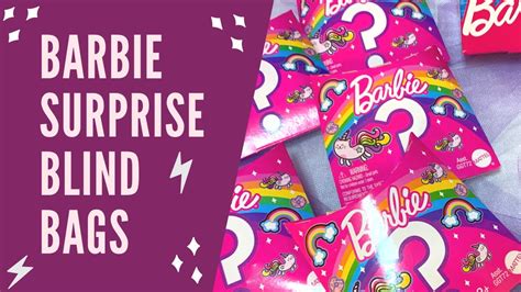 Barbie Surprise Blind Bags Accessories Opening Youtube