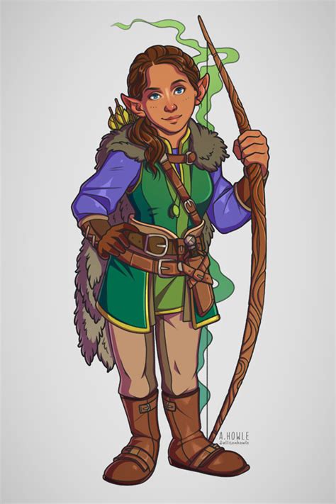 Respectfully On Tumblr Halfling Ranger From Dandd Commission Package