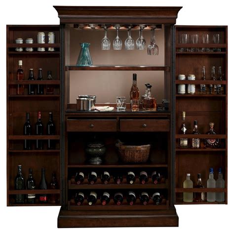 Angelina Wine Cabinet Woodchestnut Brown American Heritage Home