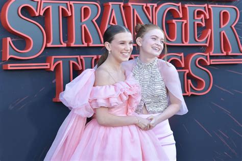 Stranger things stars millie bobby brown and sadie sink truly are truly the epitome of #friendship goals. Are 'Strangers Things' Co-Stars Millie Bobby Brown & Sadie Sink Friends In Real Life?