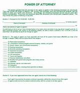 Pictures of Power Of Attorney Form For Car