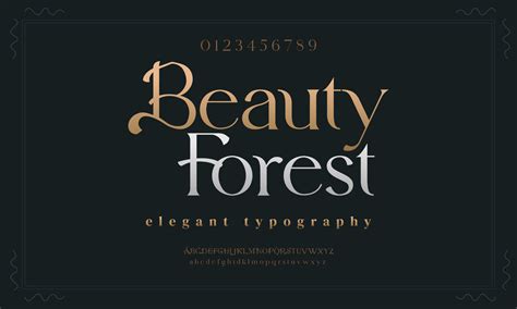 Typography Luxury Classic Lettering Serif Fonts Decorative Vintage