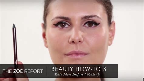 A Makeup Look Inspired By Kate Moss The Zoe Report By Rachel Zoe