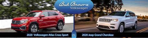 The cross sport lowers the atlas' roofline to 67.8 inches (down 2.3) and shortens the suv's overall length to 195.5 inches (5.2 less). Volkswagen Atlas Cross Sport vs. Jeep Grand Cherokee | Bud ...