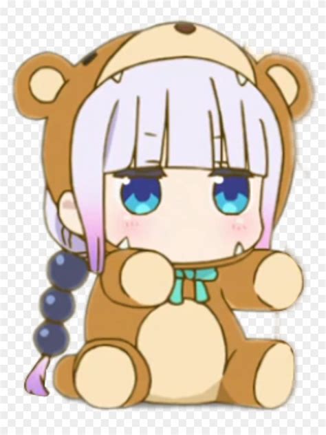 Download Anime Loli Bear Png Download Kanna Teddy Bear Clipart Png