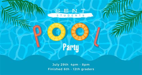 Youth Pool Party Sent Church