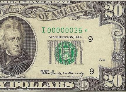 100 dollar bill with star. 1969 20 Dollar Bill | Learn the Value