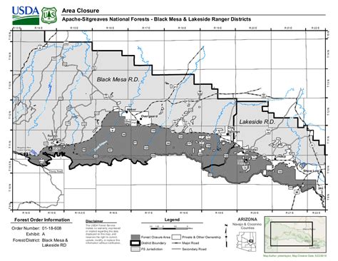 Apache Sitgreaves National Forest Map Maping Resources
