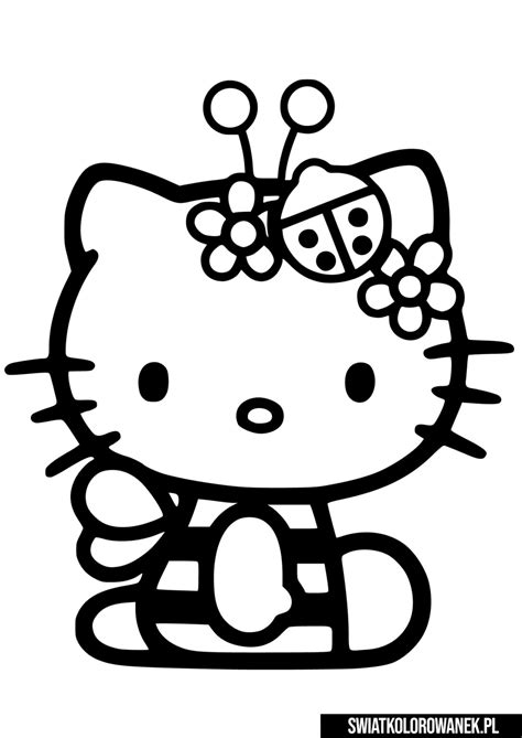Hello Kitty Kolorowanki Darmowe Kolorowanki Do Druku