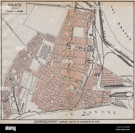 Vintage Galati City Plan Hi Res Stock Photography And Images Alamy