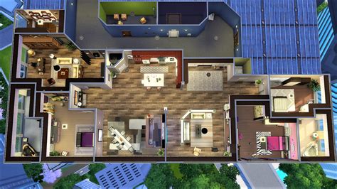 Sim House Design Workshop Sims 4 Traditional Modern Apartment