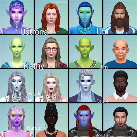 Aliens Sims I Made And Their Human Disguises No Cc Rsims4