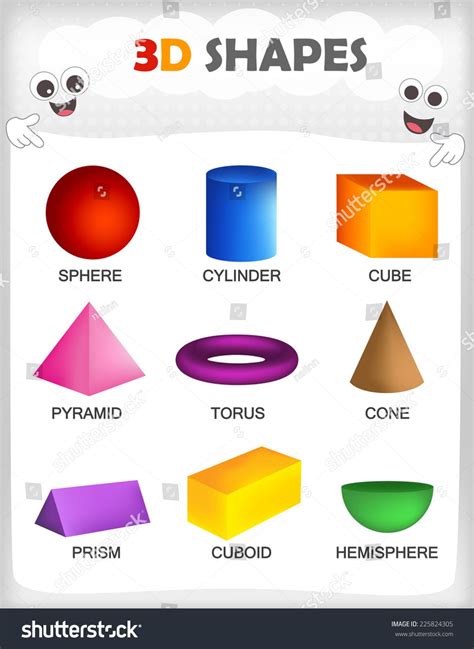 printable sheet   collection  colorful  shapes