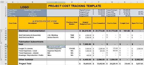 Guide To Use Cost Management Plan Template Excelonist Vrogue Co