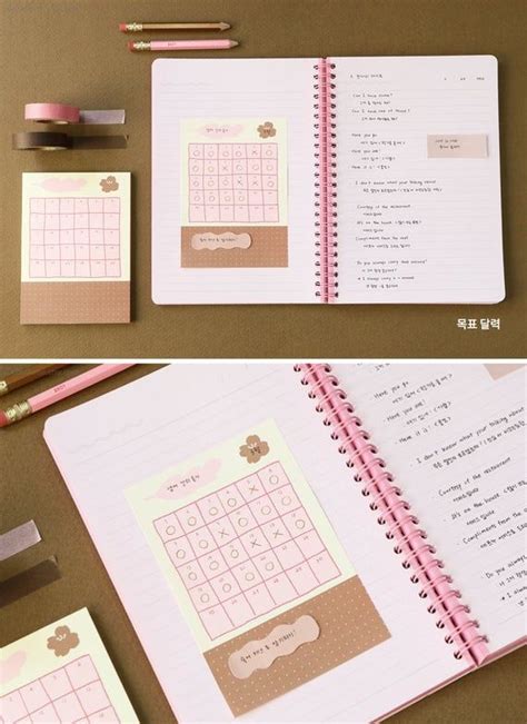 Sticky Notes Types Weekly Planner Checklist Colorful Notepads