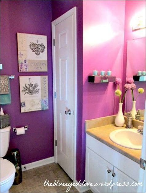 Purple Pictures For Bathroom Purple Bathrooms Purple Bathroom Decor