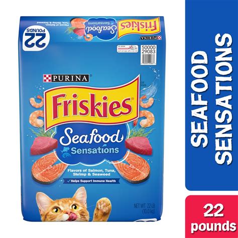 Check spelling or type a new query. Friskies Dry Cat Food, Seafood Sensations, 22 lb. Bag ...