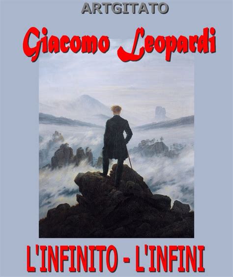 Linfinito Giacomo Leopardi Linfini Canti Xii Les Chants • Artgitato